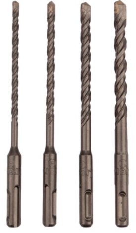Набор буров Kranz KR-91-0405 по бетону, 4 шт.