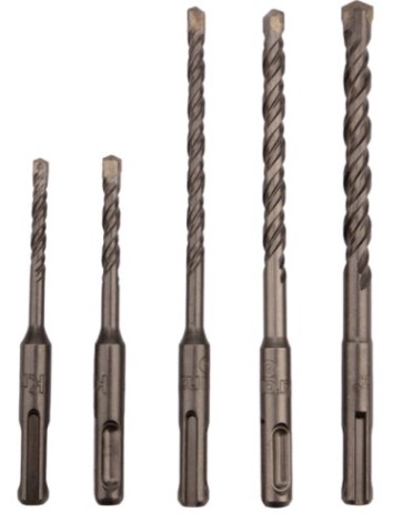 Набор буров Kranz KR-91-0406 по бетону, 5 шт.