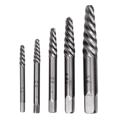Набор экстракторов Kranz KR-12-6701 для шурупов № 1 Набор экстракторов Kranz KR-12-6701 для шурупов № 1