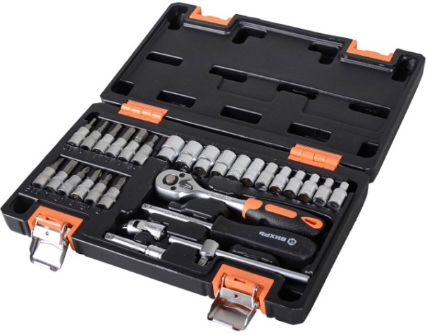 Набор инструментов ВИХРЬ 1/4", CrV, 29 пластиковый кейс 29 предм [73/6/7/1]