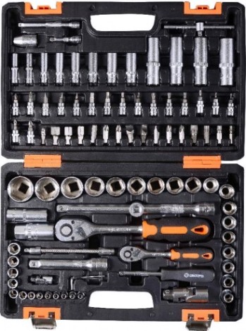 Набор инструментов ВИХРЬ АВТО 1/2"и 1/4" crv, 94 предмета [73/6/7/7]