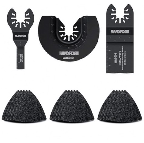 Набор насадок для МФИ Worx WA5099 (18 шт.) Набор насадок для МФИ Worx WA5099 (18 шт.)