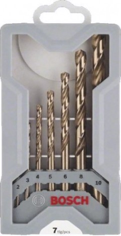 Набор сверл по металлу BOSCH HSS-Co 7 шт Mini X-Line D2-10 [2608589296]