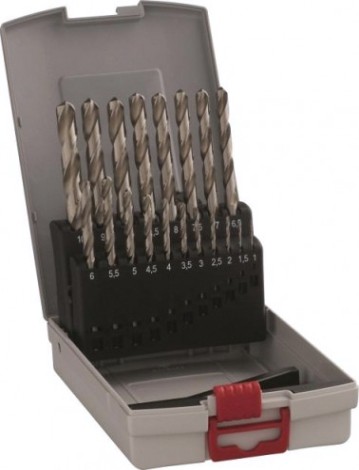 Набор сверл по металлу BOSCH HSS-G 135° (1-10мм) 19 шт. ProBox [2608587013]