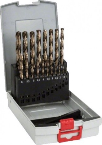 Набор сверл по металлу BOSCH Набор HSS-Co 19 шт ProBox D1-10 [2608587014]
