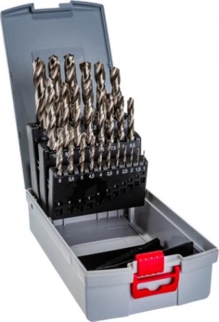 Набор сверл по металлу BOSCH Набор сверл HSS-TiN 19 шт ProBox D1-10 [2608587015]