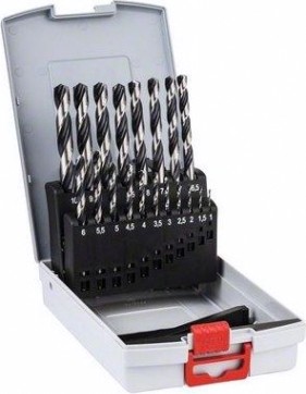 Набор сверл по металлу BOSCH PointTeQ (1-10 мм) 19 шт. ProBox [2608577351]