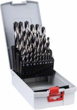 Набор сверл по металлу BOSCH шлифованные HSS-G 25 шт. (1-13х0.5 мм.) PointTe [2608577352]