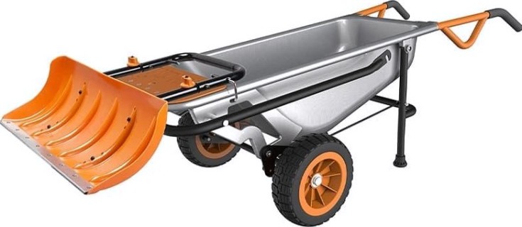 Насадка отвал Worx WA0230 для тачки садовой