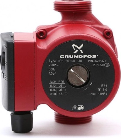 Насос циркуляционный GRUNDFOS UPS 20- 60 130 96281472 [НС-0027417]