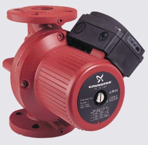 Насос циркуляционный GRUNDFOS UPS 40-120F, бронзовый корпус 96401949 220 В