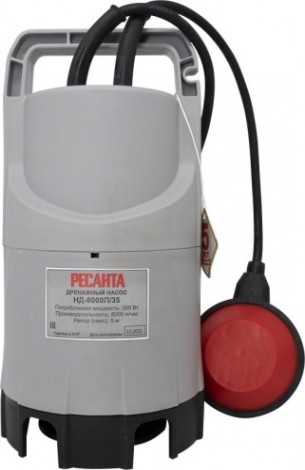 Насос дренажный Ресанта НД- 8000П/35 [77/2/1]