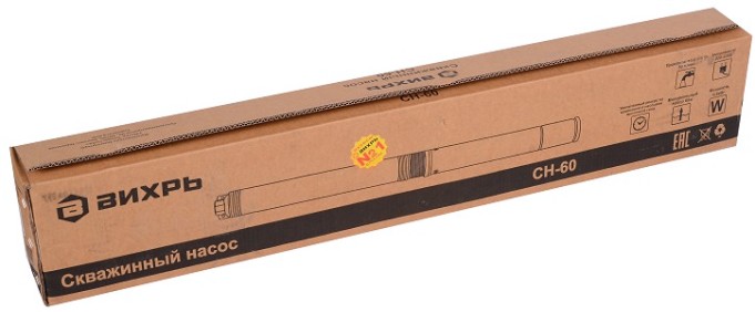Насос скважинный ВИХРЬ СН 60 (диаметр 75 мм) [68/3/7]