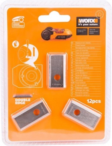 Нож для газонокосилки Worx Landroid WA0190 (12 шт.) [WA0190]