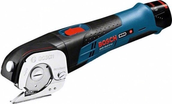 Ножницы аккумуляторные BOSCH GUS 10,8 V-LI/ 12V-300 универсальные [06019B2900] 2х1,3Ач, кейс L-Boxx