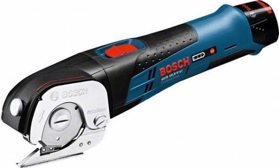 Ножницы аккумуляторные BOSCH GUS 10,8 V-LI/ 12V-300 универсальные [06019B2904] 2х2,0Ач, кейс L-Boxx