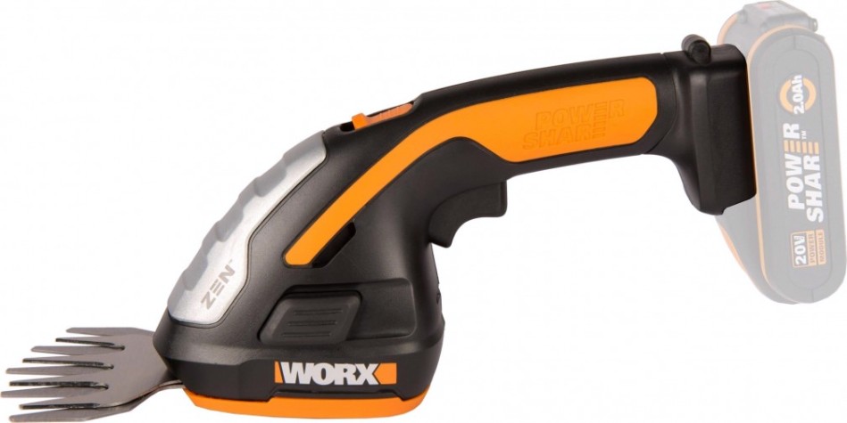 Ножницы для травы Worx WG801E.9 без АКБ и ЗУ [WG801E.9]