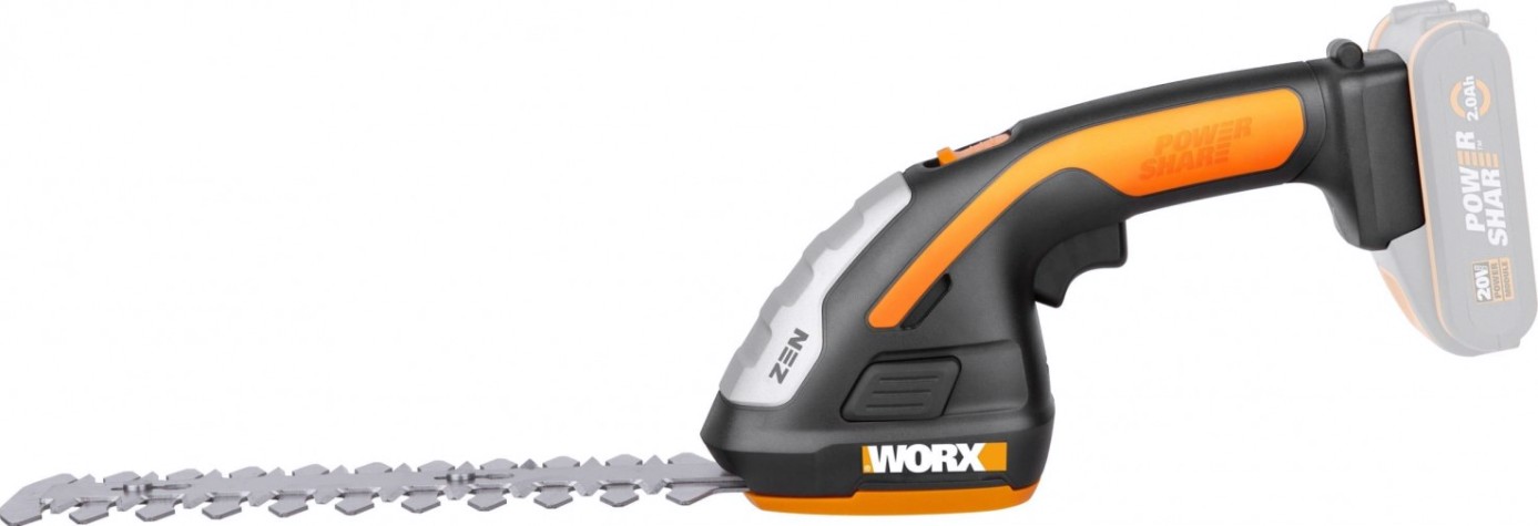 Ножницы для травы Worx WG801E.9 без АКБ и ЗУ [WG801E.9]