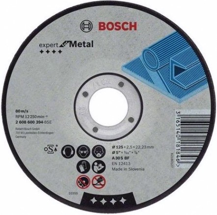 Отрезной круг по металлу BOSCH 125х1,6х22.2 мм AS46S-BF Expert for Metal [2608600219]