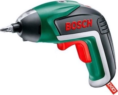 Отвертка аккумуляторная BOSCH IXO Full c угловой и эксцентриковой насадками [06039A8022] Подарочный кейс, 2 насадки