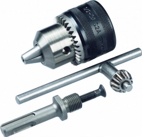 Патрон ключевой для дрели BOSCH 13мм 1/2" + адаптер SDS-Plus [2607000982]