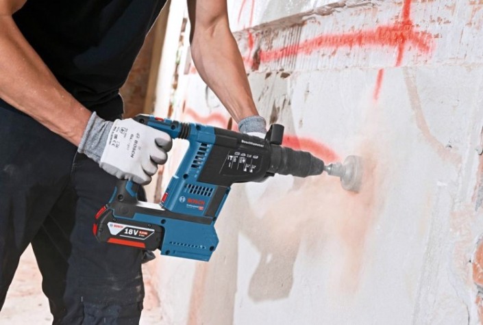 Перфоратор аккумуляторный BOSCH GBH 18 V-26 бесщеточный [0615990M3N] 1х8,0 Ач, картон
