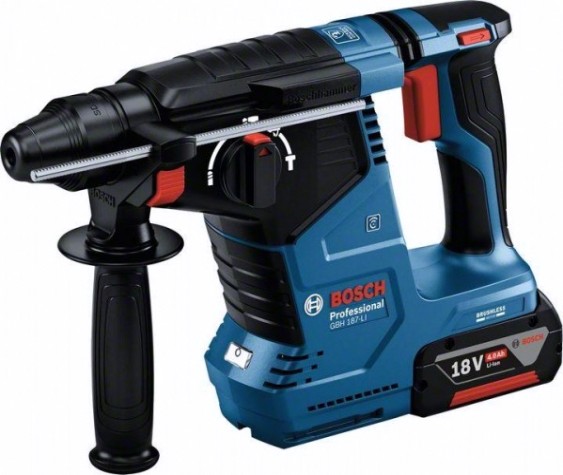 Перфоратор аккумуляторный BOSCH GBH 187 LI бесщеточный [0611923022]