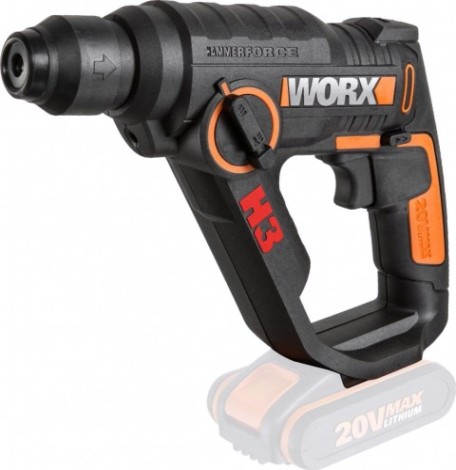 Перфоратор аккумуляторный Worx WX390.9 H3 без АКБ и ЗУ [WX390.9]
