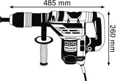 Перфоратор BOSCH GBH 5-40 DСE [0611264000] Кейс