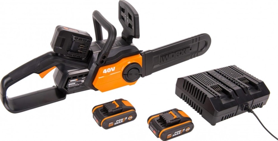 Пила цепная аккумуляторная Worx WG381E