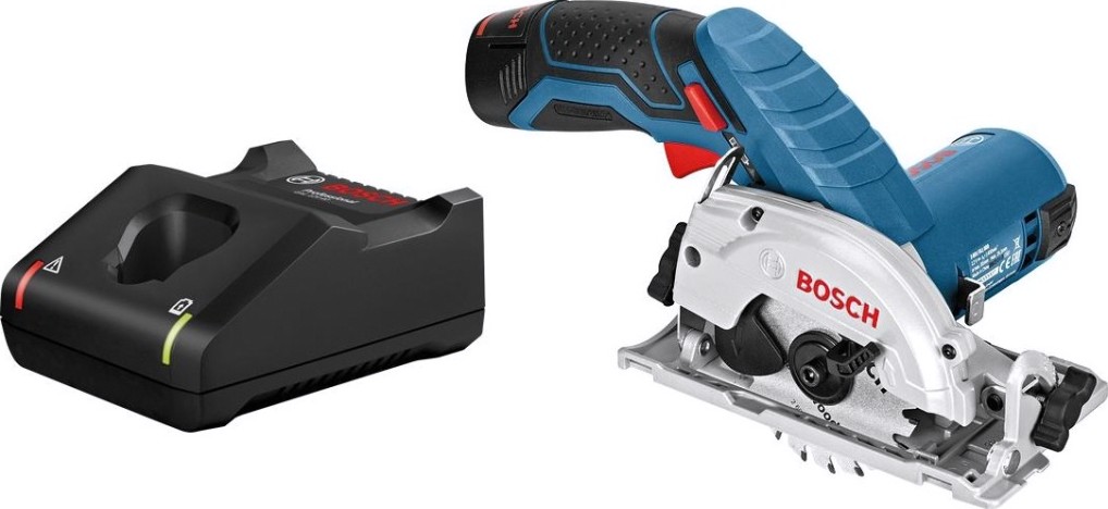 Пила циркулярная аккумуляторная BOSCH GKS 12V-26 [0615990M41] 1х2,0Ач, картонная коробка