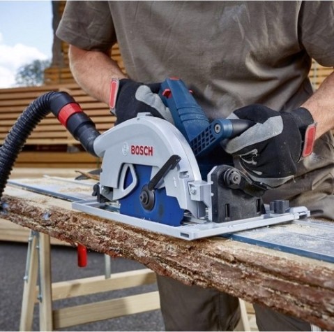 Пила циркулярная аккумуляторная BOSCH GKS 18 V-68 GC [06016B5101]