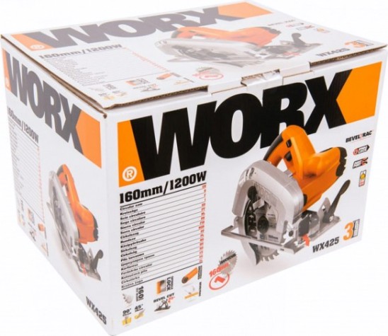 Пила циркулярная сетевая Worx WX425