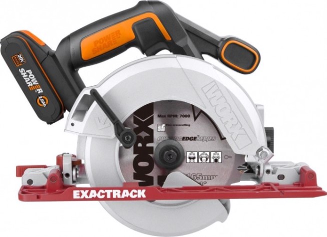 Пила дисковая аккумуляторная Worx WX530