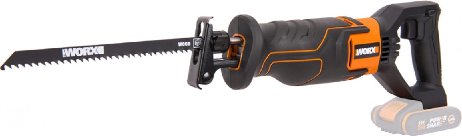 Пила сабельная аккумуляторная Worx WX500.9 без АКБ и ЗУ [WX500.9]