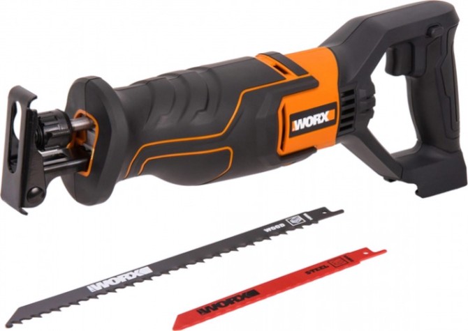 Пила сабельная аккумуляторная Worx WX500.9 без АКБ и ЗУ [WX500.9]