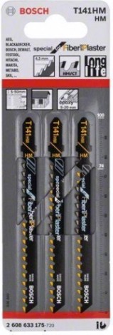 Пилки универсальные BOSCH T141HM (3шт.) [2608633175]