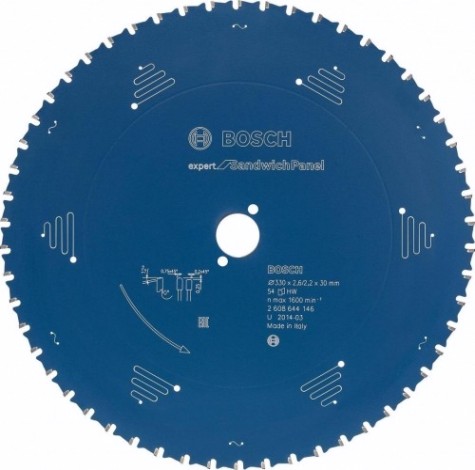 Пильный диск для сэндвич-панелей BOSCH 330х54х30 мм EXPERT FOR SANDWICH PANEL [2608644146]