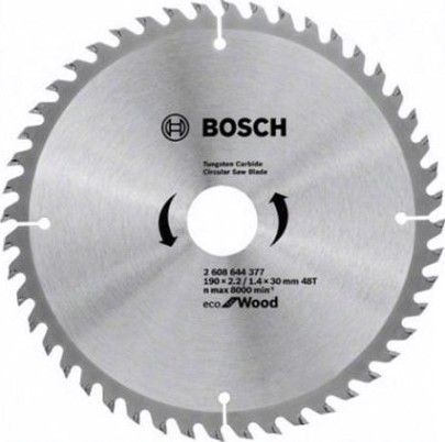 Пильный диск по дереву BOSCH 190х48х30 Eco [2608644377]