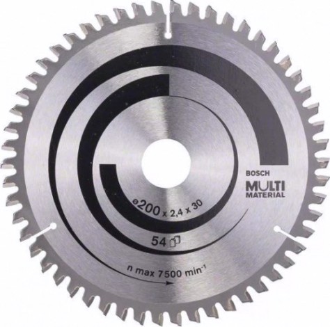 Пильный диск по дереву BOSCH 200х54х30 Standart Multi [2608640510]