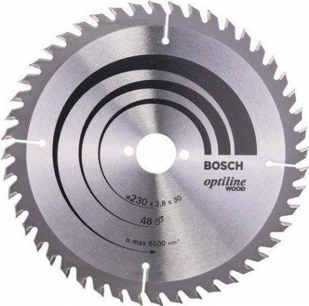 Пильный диск по дереву BOSCH 230х48х30 OPTILINE WOOD [2608640629]