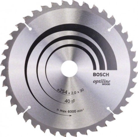 Пильный диск по дереву BOSCH 254x30-40T STD [2608640443]