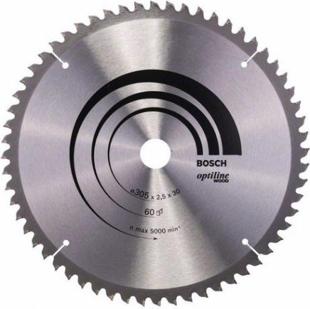 Пильный диск по дереву BOSCH 305х60х30 OPTILINE WOOD [2608640441]