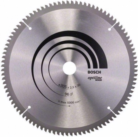 Пильный диск по дереву BOSCH 305х96х30 OPTILINE WOOD [2608640442]