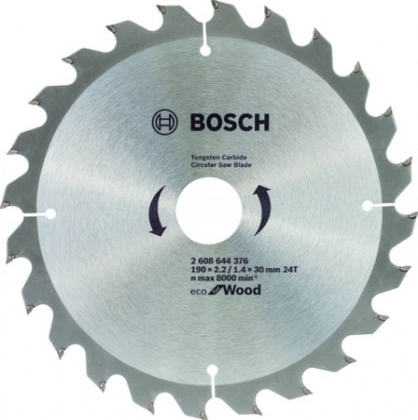 Пильный диск по дереву BOSCH ECO WOOD 190x30-24T 10 шт. [2608644613]
