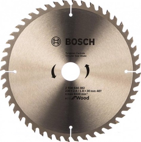 Пильный диск по дереву BOSCH ECO WOOD 230x30-48T [2608644382]