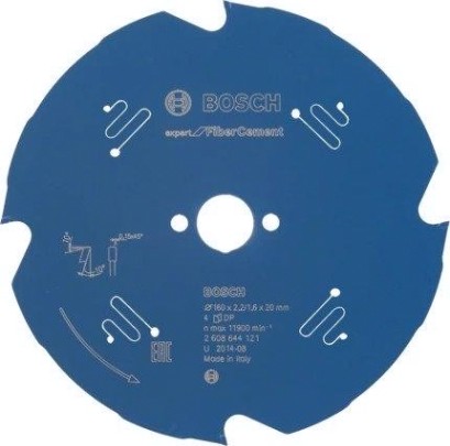 Пильный диск по фиброцементу BOSCH 160х4х20 Expert for Fiber Cement [2608644121]