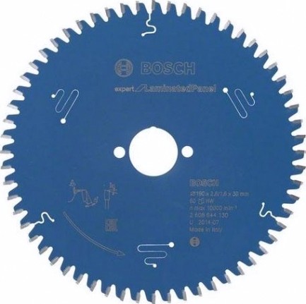 Пильный диск по ламинату BOSCH 190х60х30 мм Expert for Laminated Panel [2608644130]