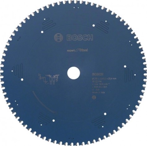 Пильный диск по стали BOSCH 355х80х25.4 мм Expert for Steel [2608643062]