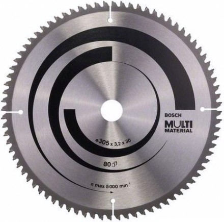 Пильный диск универсальный BOSCH Standard 305Х30 80 MULTIMATEIAL GCM 12 [2608640452]
